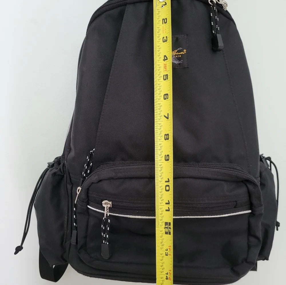Eddie Bauer Nylon Black Multi Compartment Backpack Gender-Neutral Camping Travel